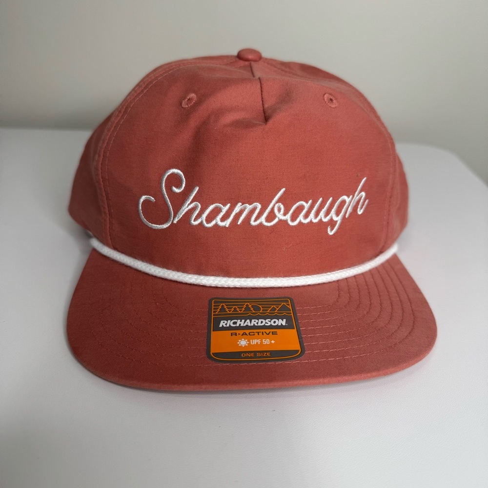NEW Richardson‎ Outdoor Coral Shambaugh Embroidered Sweat Wicking Dad Hat OS